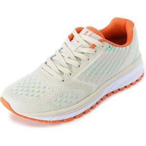 WHITIN Chaussures de Sport Running Basket Homme Femme Course Fitness Respirantes Sneakers(Beige)
