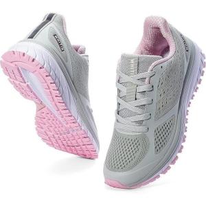 WHITIN Chaussures de Sport Running Basket Homme Femme Course Fitness Respirantes Sneakers(Grade Rose)