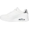 White Durabuck Silver Trim