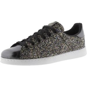Victoria Basket Basse Tenis Paillettes & Détails Métallisés & Lacets Assortis 112558 pour Filles(Gris Antracita)