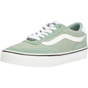 Vans Femme Brooklyn Ls Basket(Daim Toile Vert Iceberg)