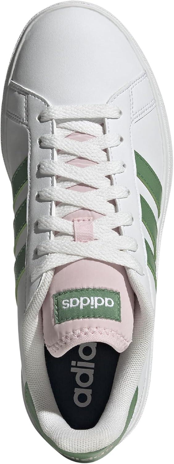imageadidas Femme Grand Court Base 20 ShoesCloud White Preloved Green Clear Pink
