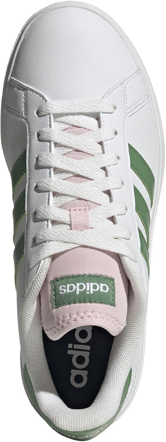 imageadidas Femme Grand Court Base 20 ShoesCloud White Preloved Green Clear Pink