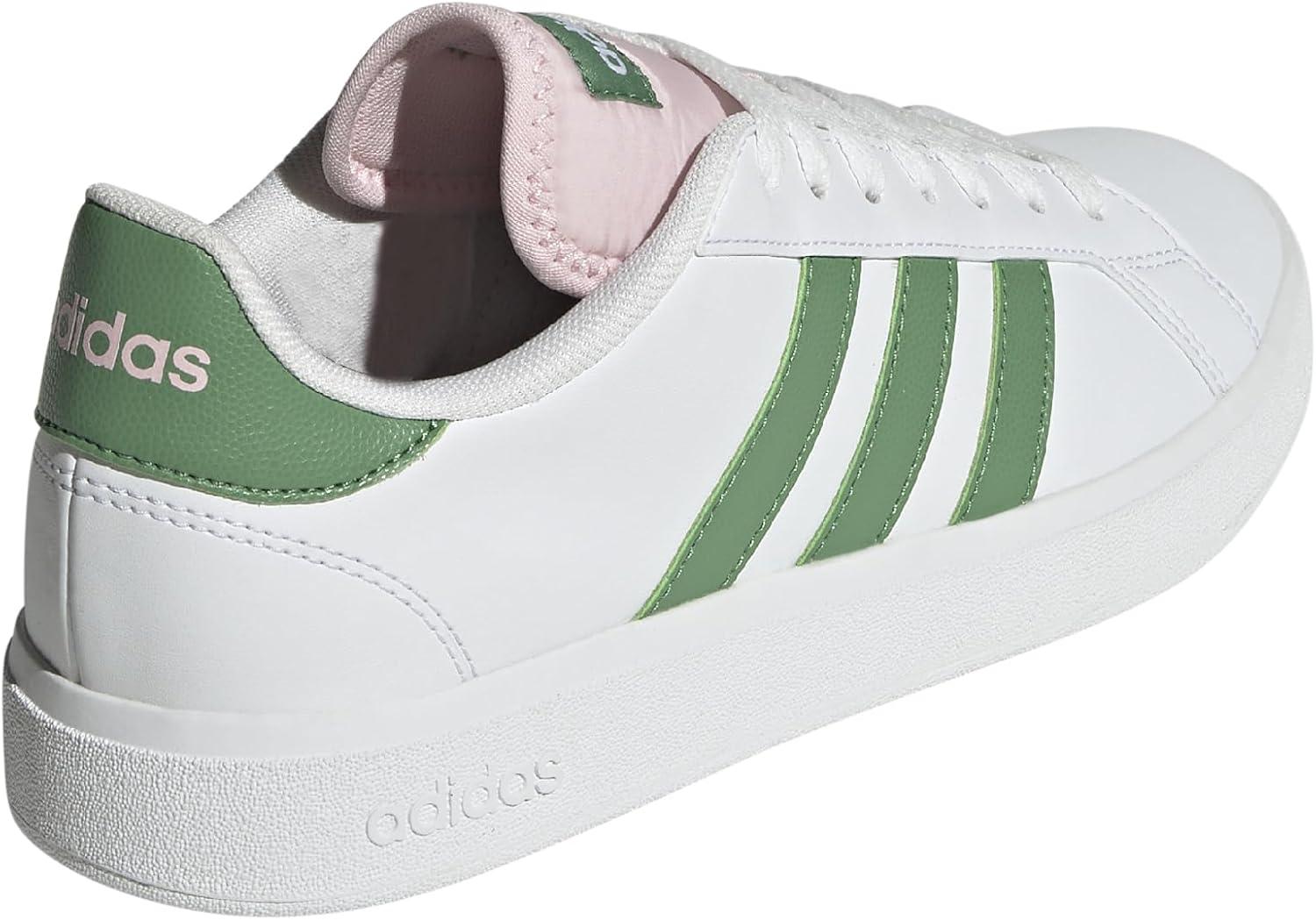 imageadidas Femme Grand Court Base 20 ShoesCloud White Preloved Green Clear Pink