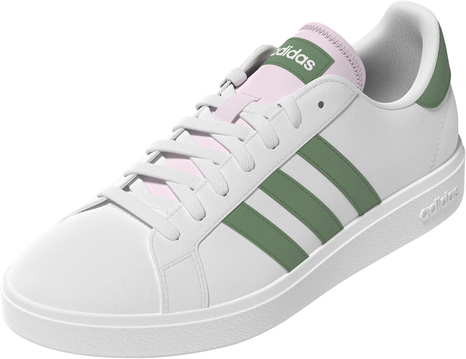 imageadidas Femme Grand Court Base 20 ShoesCloud White Preloved Green Clear Pink