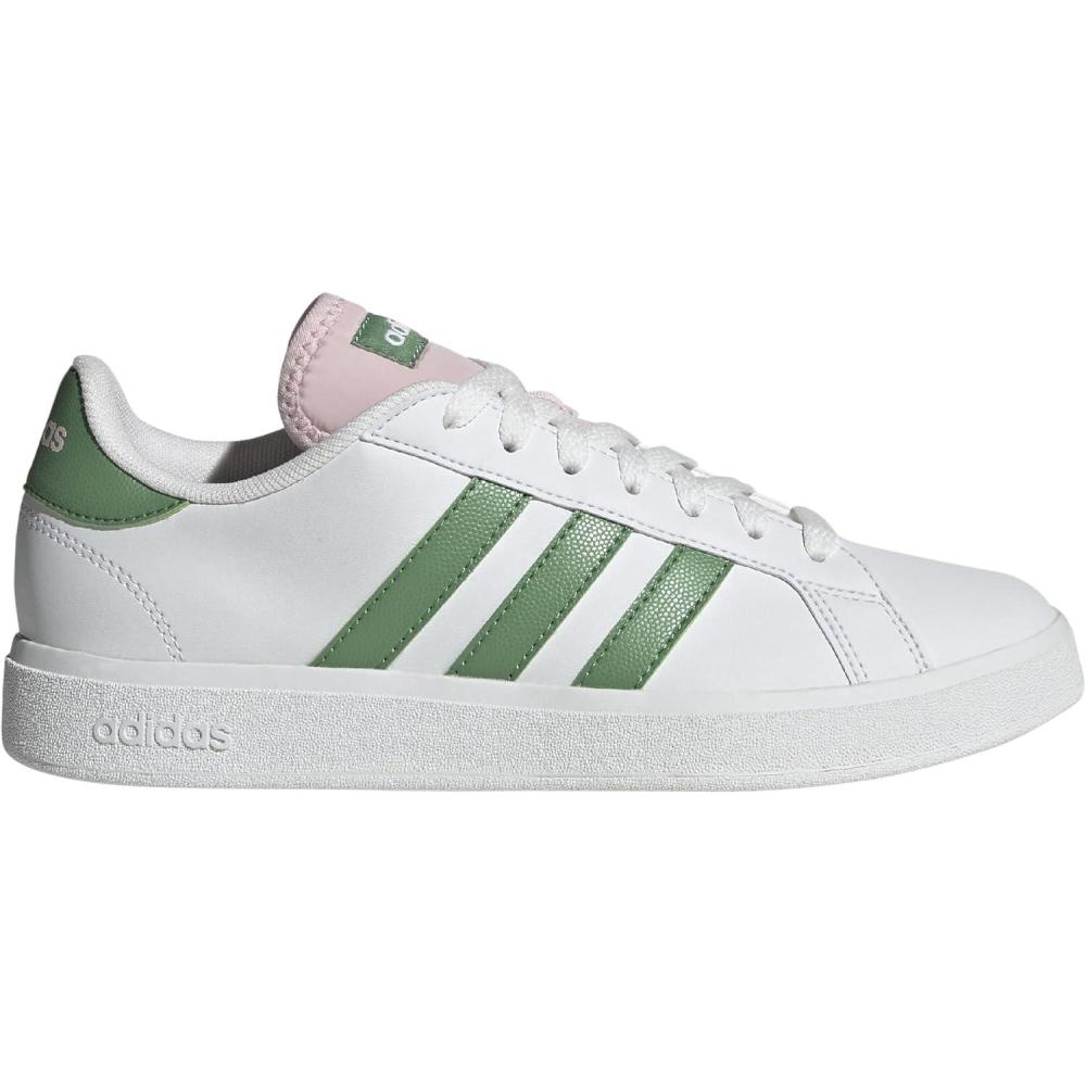 imageadidas Femme Grand Court Base 20 ShoesCloud White Preloved Green Clear Pink