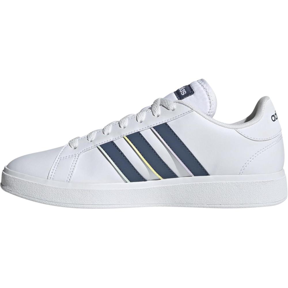 imageadidas Femme Grand Court Base 20 ShoesCloud White Preloved Ink Crystal Jade