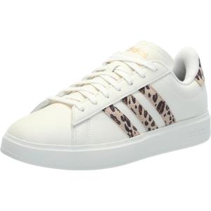 adidas Femme Grand Court Base 2.0 Shoes(Blanc Cassé Beige Magique Or Mat)