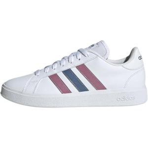adidas Femme Grand Court Base 2.0 Shoes(Cloud White Crew Blue Wonder Orchid)