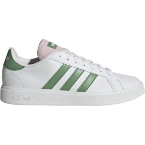 adidas Femme Grand Court Base 2.0 Shoes(Cloud White Preloved Green Clear Pink)