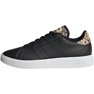 adidas Femme Grand Court Base 2.0 Shoes(Core Black Core Black Pulse Lime)