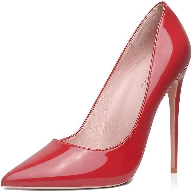 imageEscarpins Stilettos pour Femmes Stilettos Talons Hauts Pointus Fashion Escarpins Stilettos Bout ferm pour ftes banquets Occasions FormellesRouge