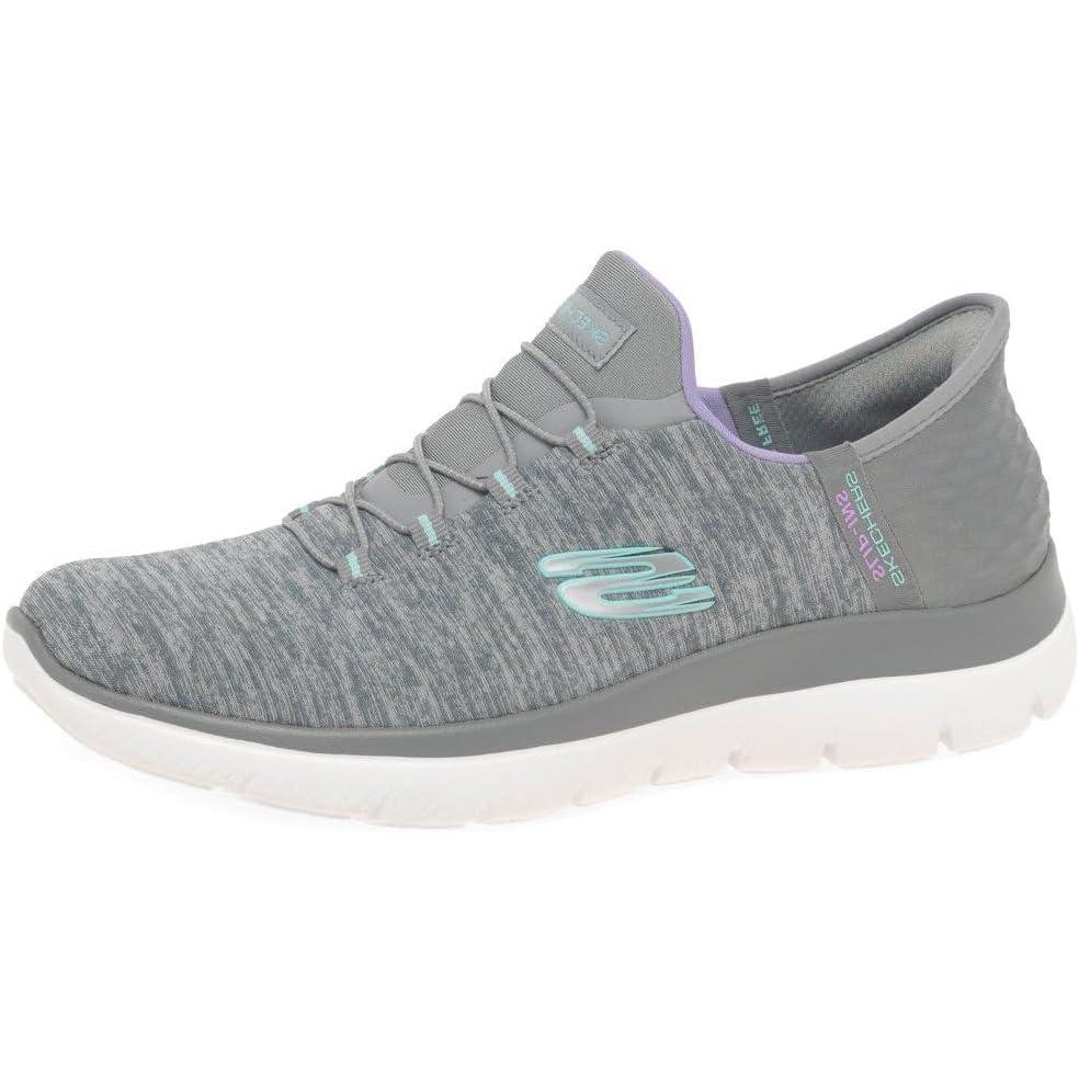 image:imageSkechers Summits Dazzling Haze BasketFemmeGris Menthe