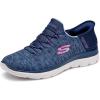 Navy Mesh Purple Trim