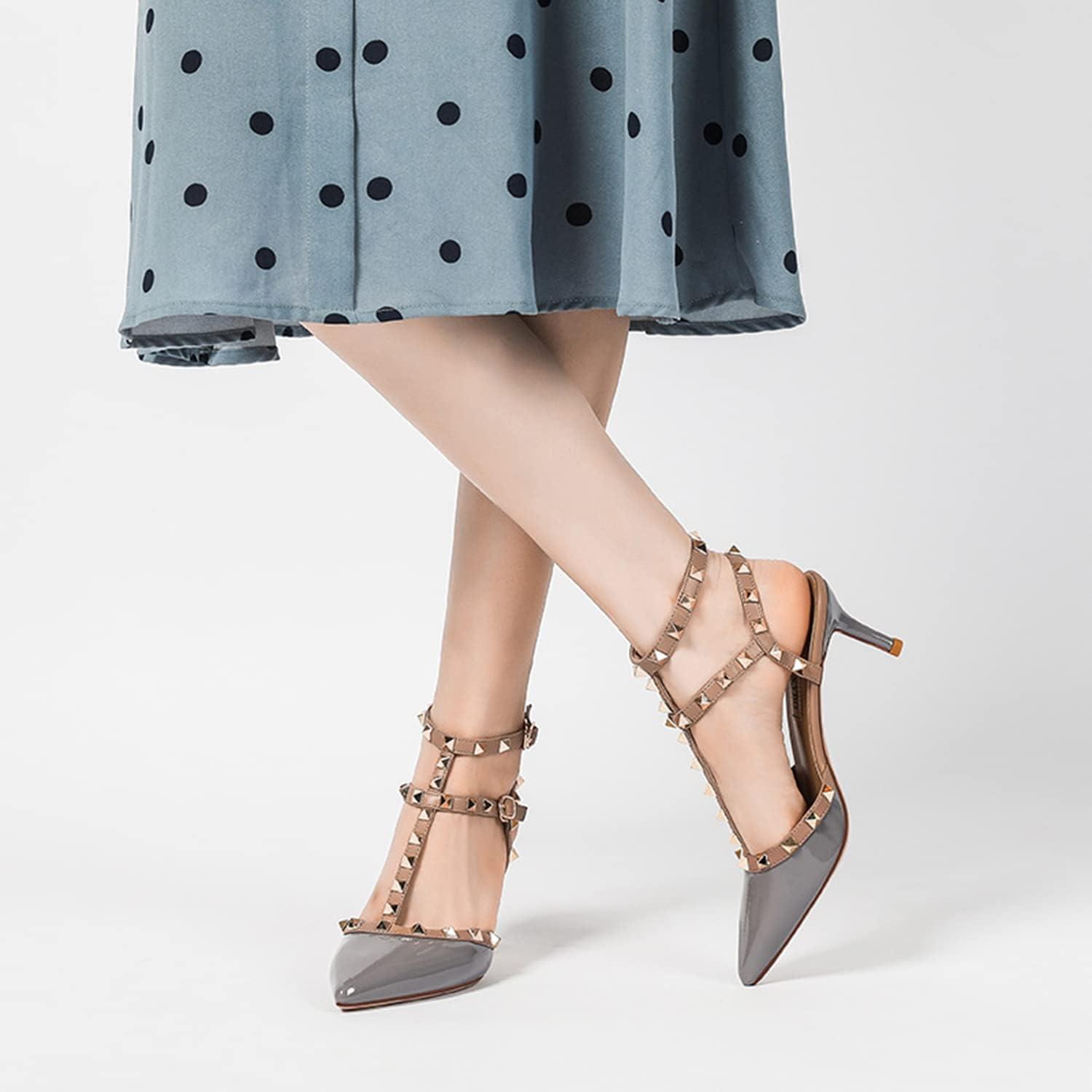 image:imageEscarpins Talons Hauts Bout Pointu pour FemmesBlue Bleu