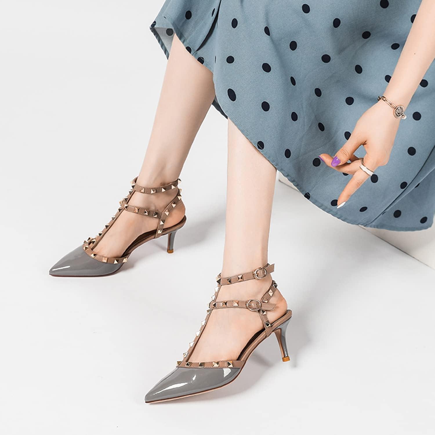 image:imageEscarpins Talons Hauts Bout Pointu pour FemmesBlue Bleu