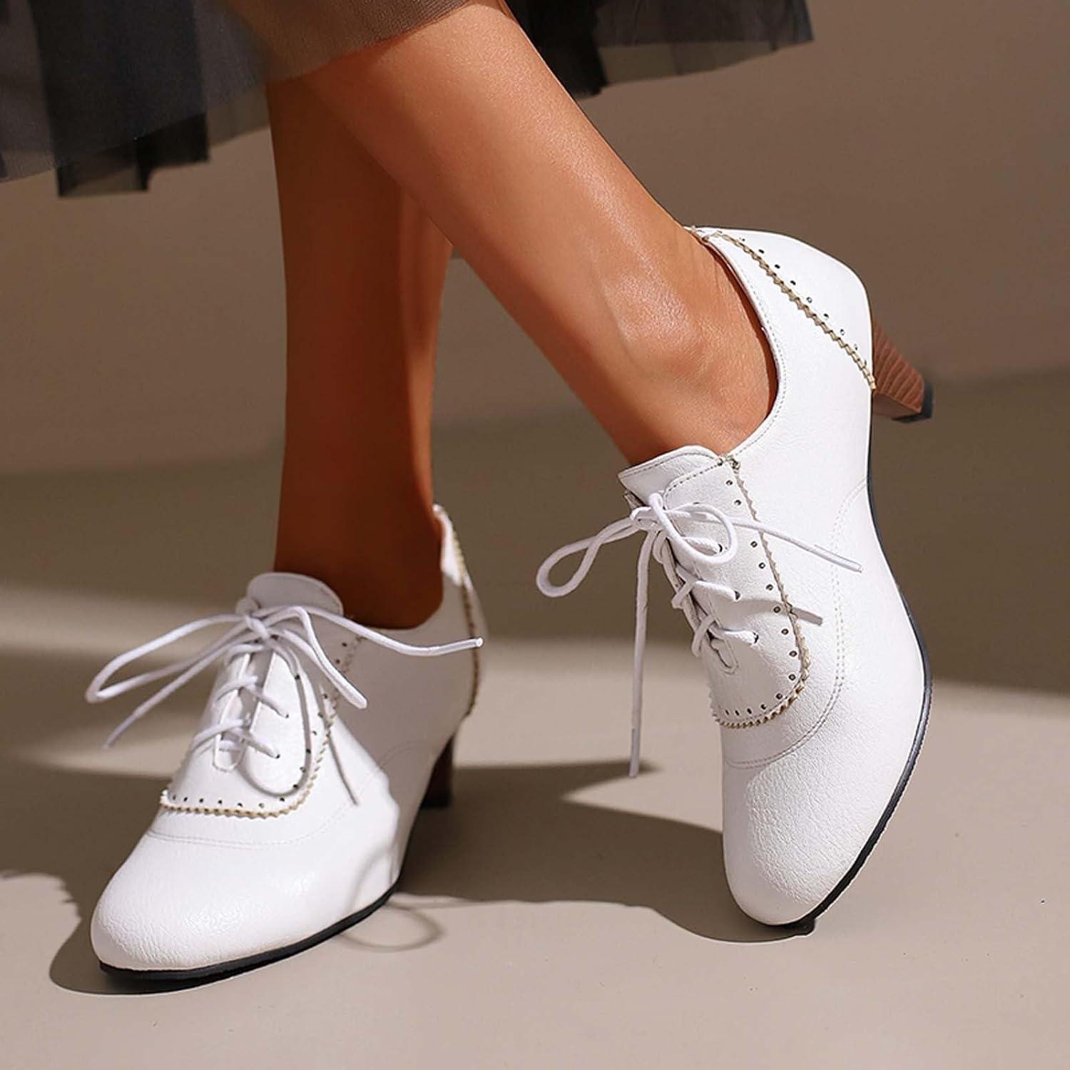 image:imageChaussures Dirndl pour femme Escarpins talons Sandales lanires Escarpins lanires Chaussures de marie Talon bloc Ballerines lgantes pour Dirndl Chaussures de travail blanchesBlanc E