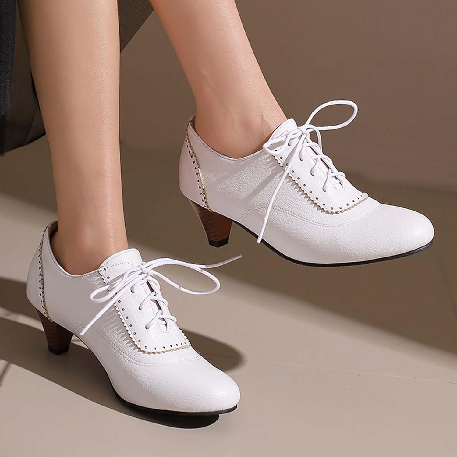 image:imageChaussures Dirndl pour femme Escarpins talons Sandales lanires Escarpins lanires Chaussures de marie Talon bloc Ballerines lgantes pour Dirndl Chaussures de travail blanchesBlanc E