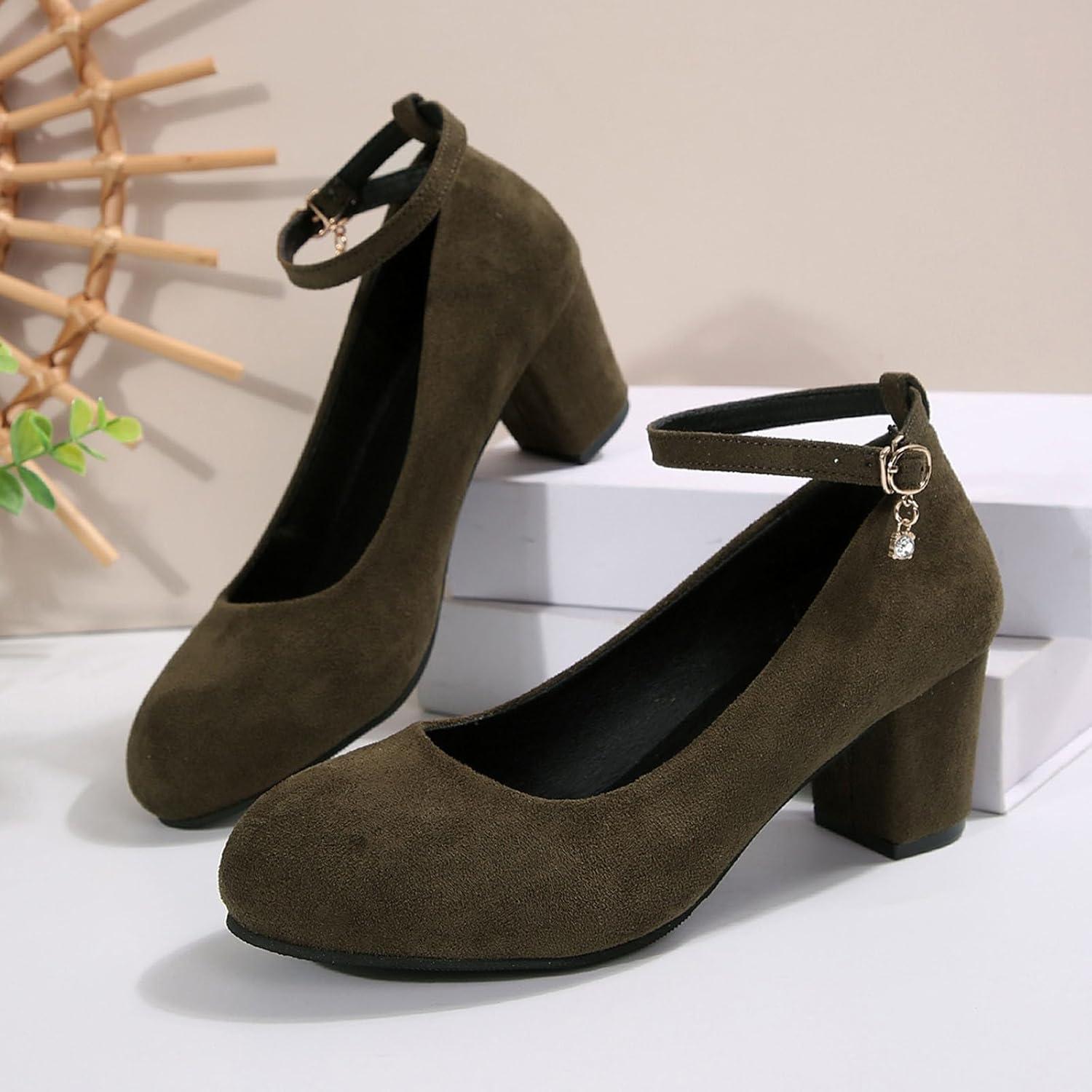 image:imageChaussures Dirndl pour femme Escarpins talons Sandales lanires Escarpins lanires Chaussures de marie Talon bloc Ballerines lgantes pour Dirndl Chaussures de travail blanchesVert Arme K