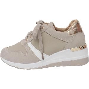 Chaussures Aponévrosite Gym Outdoor Plat Baskets Athlétisme Chaussures Aponévrosite Randonnée Femme Pieds Larges Sneakers Randonnée Nus Chaussure Plage(Beige)