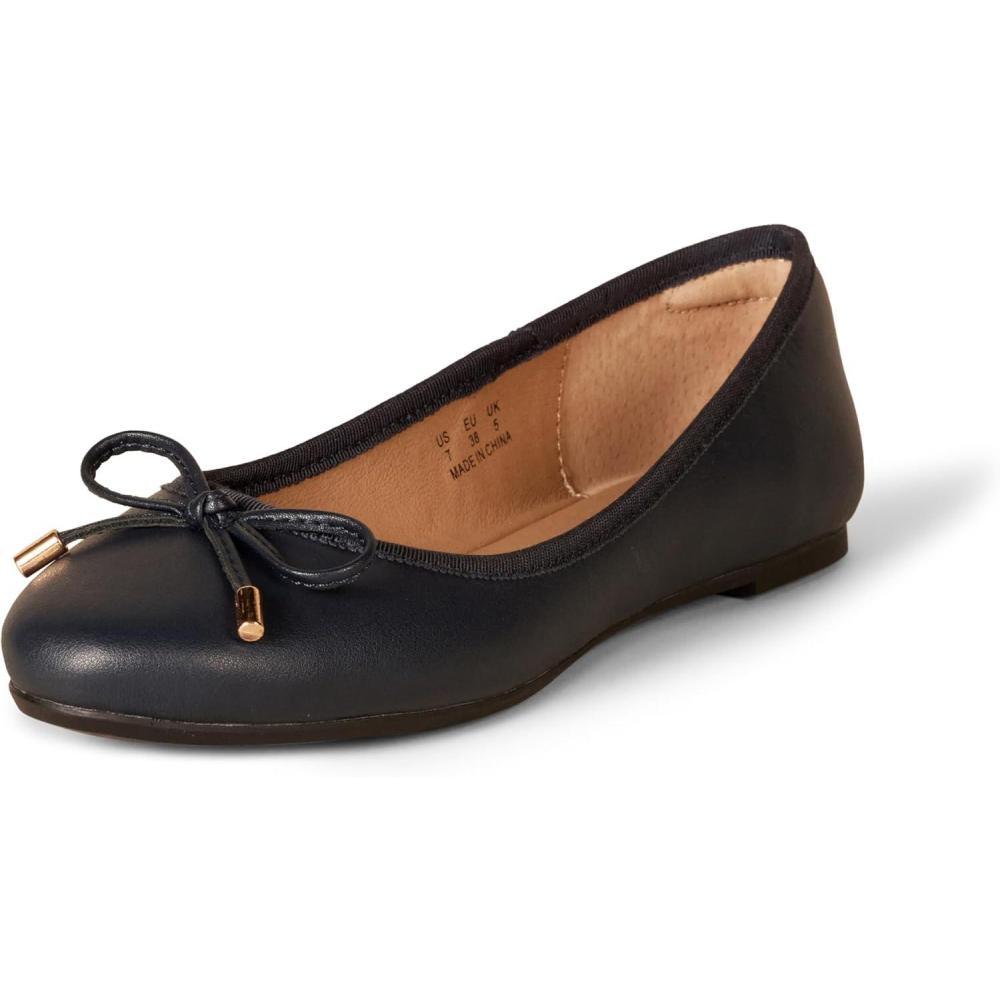 image:imageAmazon Essentials Femme Ballerines BillieBleu Marine