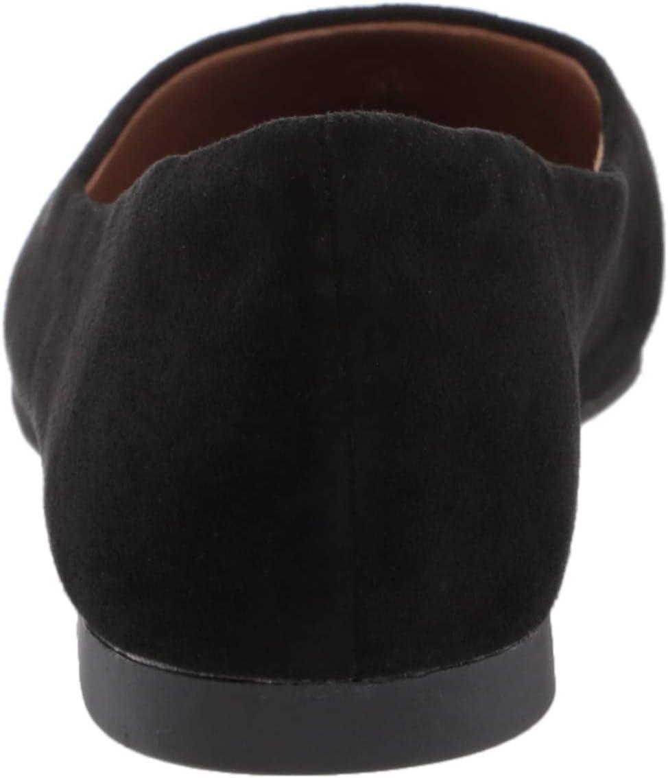 image:imageAmazon Essentials Femme Ballerines Bout PointuNoir Micro Sude