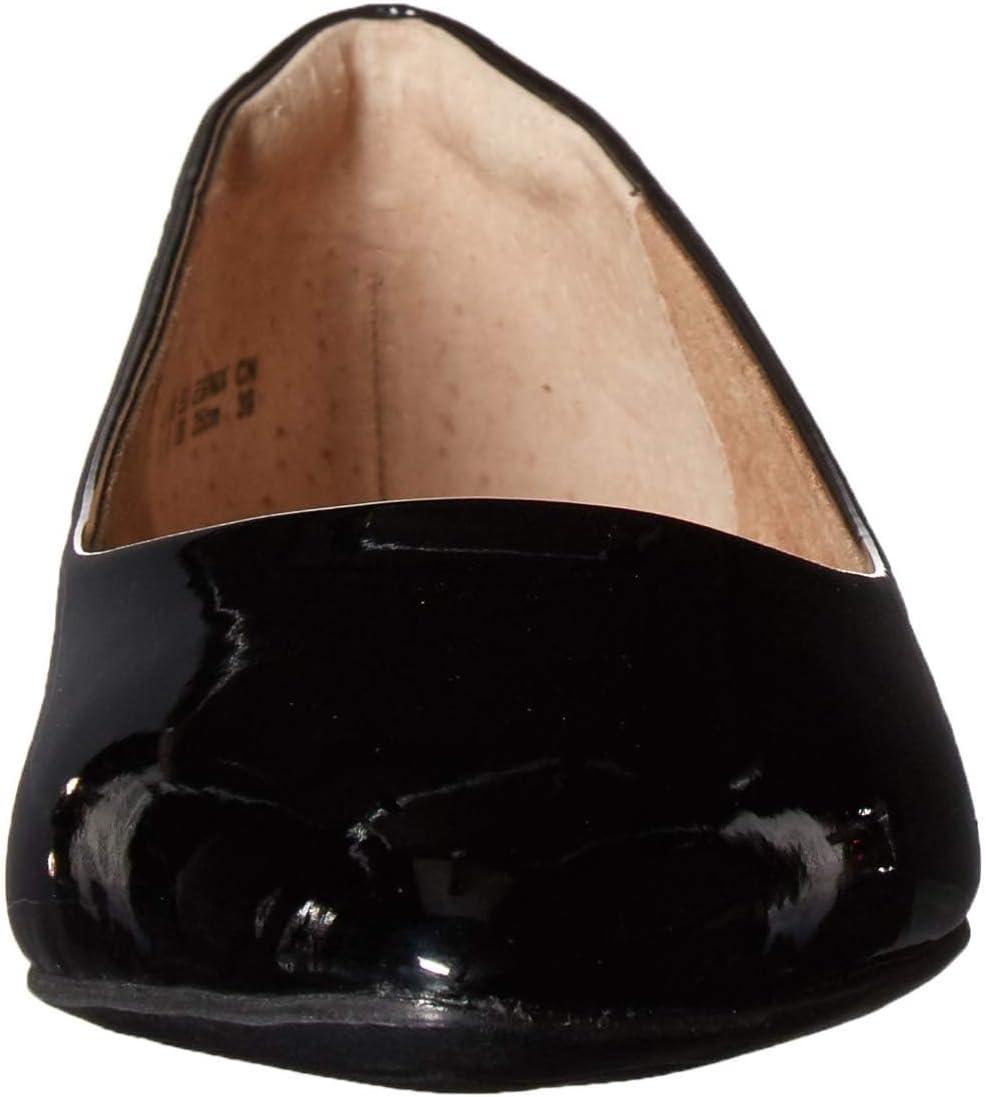 image:imageAmazon Essentials Femme Ballerines Bout PointuNoir Vernis