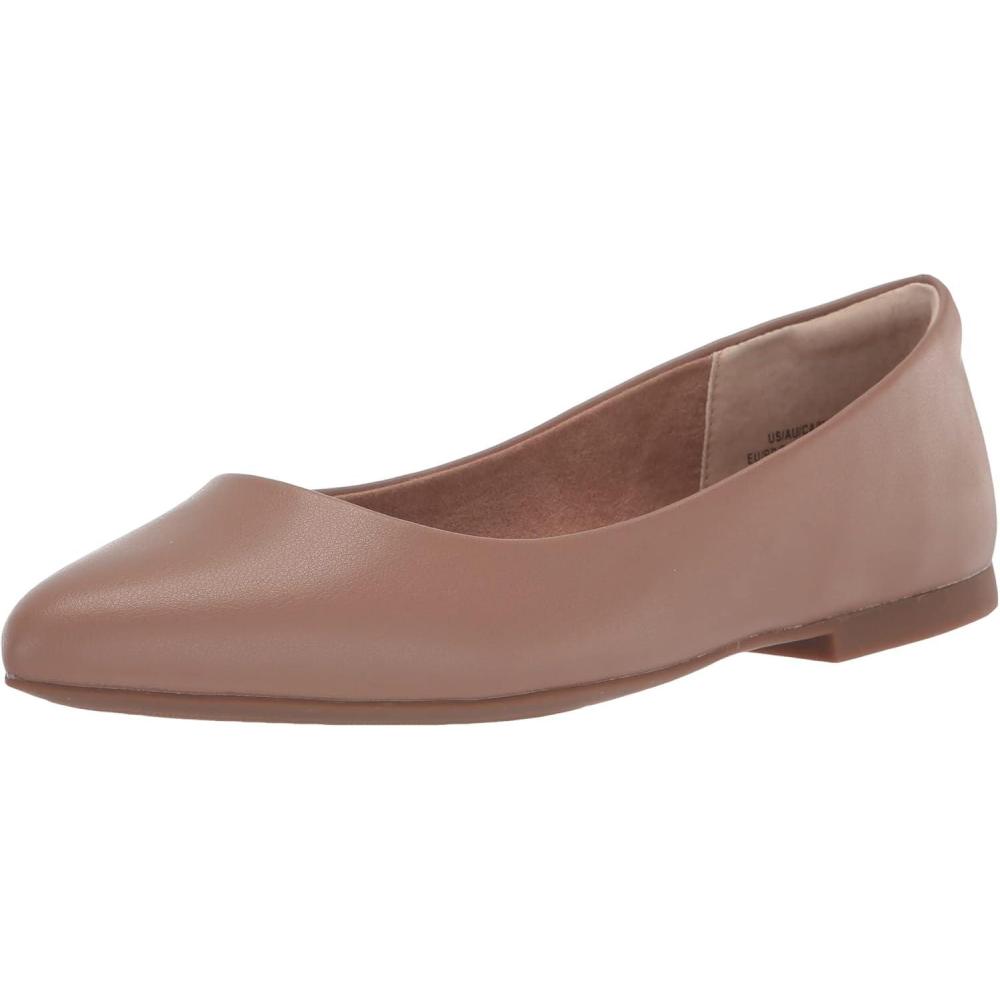 image:imageAmazon Essentials Femme Ballerines Bout PointuBrun