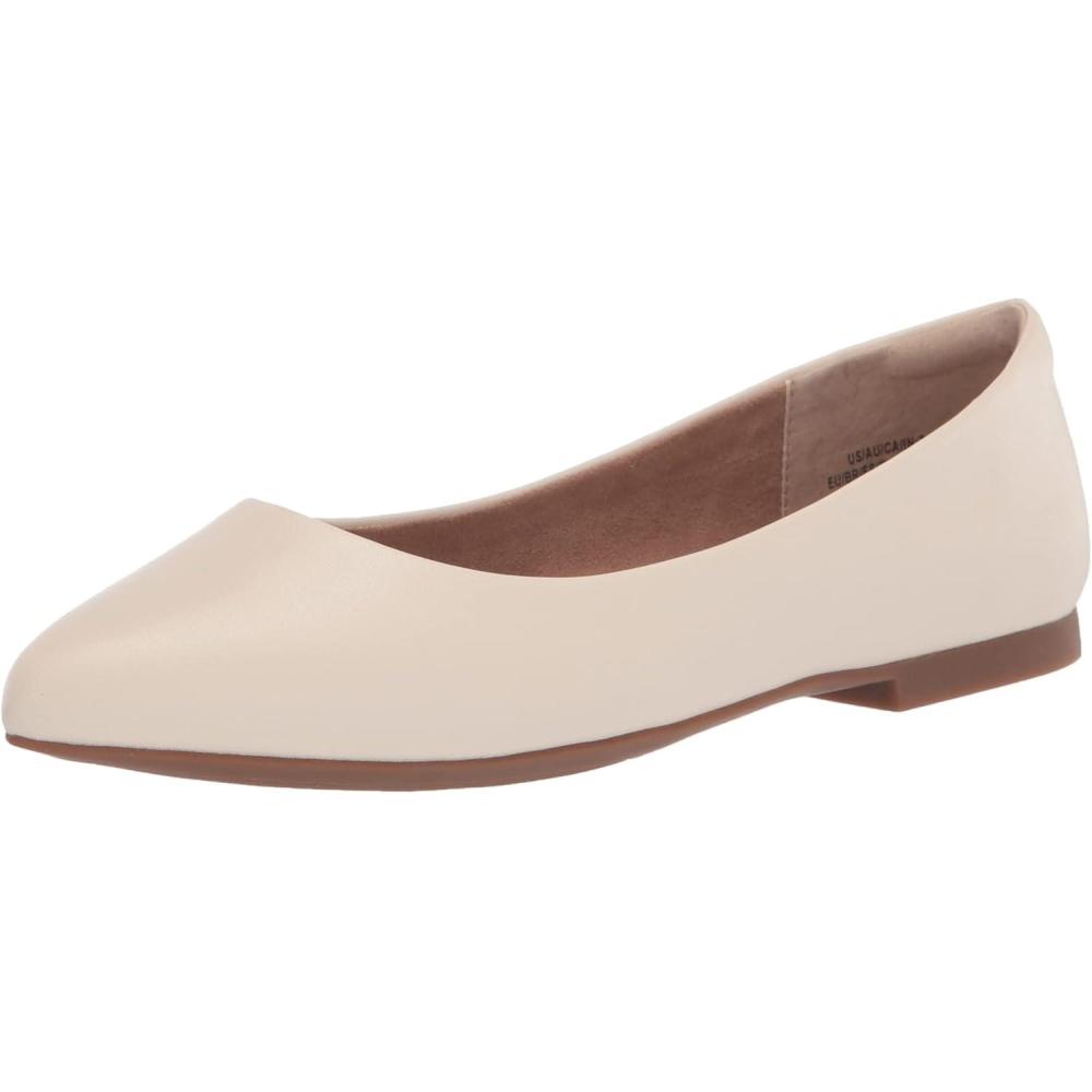 image:imageAmazon Essentials Femme Ballerines Bout PointuIvoire