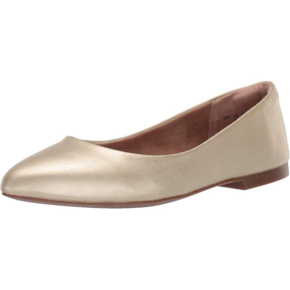image:imageAmazon Essentials Femme Ballerines Bout PointuOr