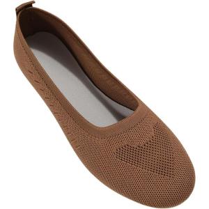 2025 Chaussures Plates Femme Mesh Orthopedique Confortable pour Sport Offre de Printemps Chaussure Femmes Légères et Confortables Amortissement Accru et Soulagement des Pieds Baskets OrthopéDiques(Brun)