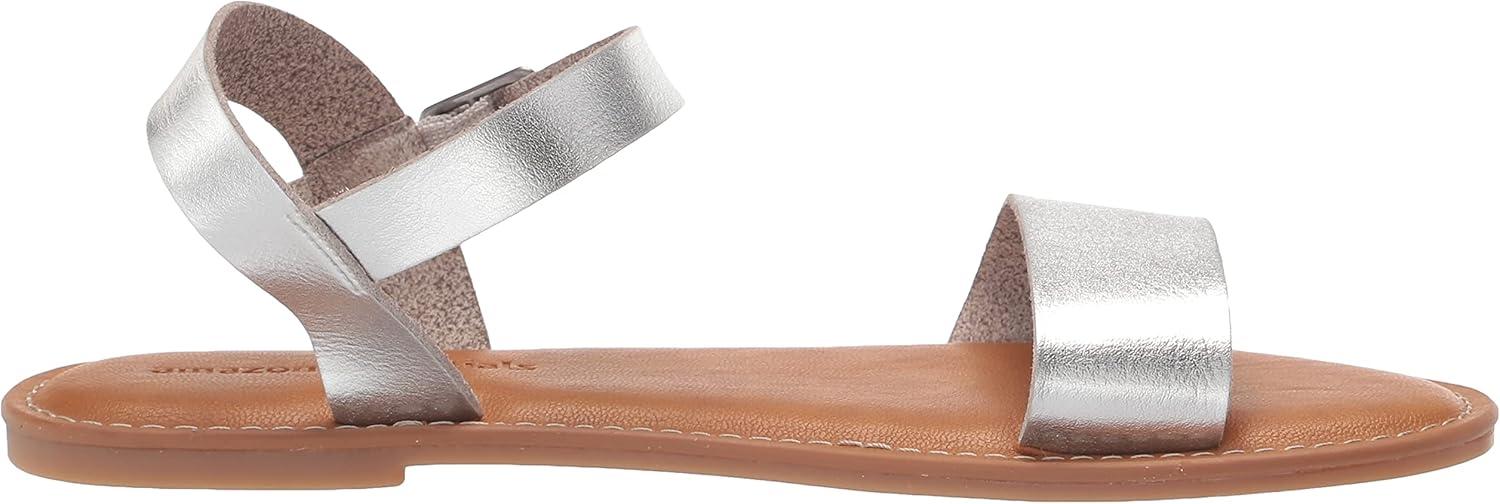 image:imageAmazon Essentials Femme Sandales Double Bride avec BouclesArgent
