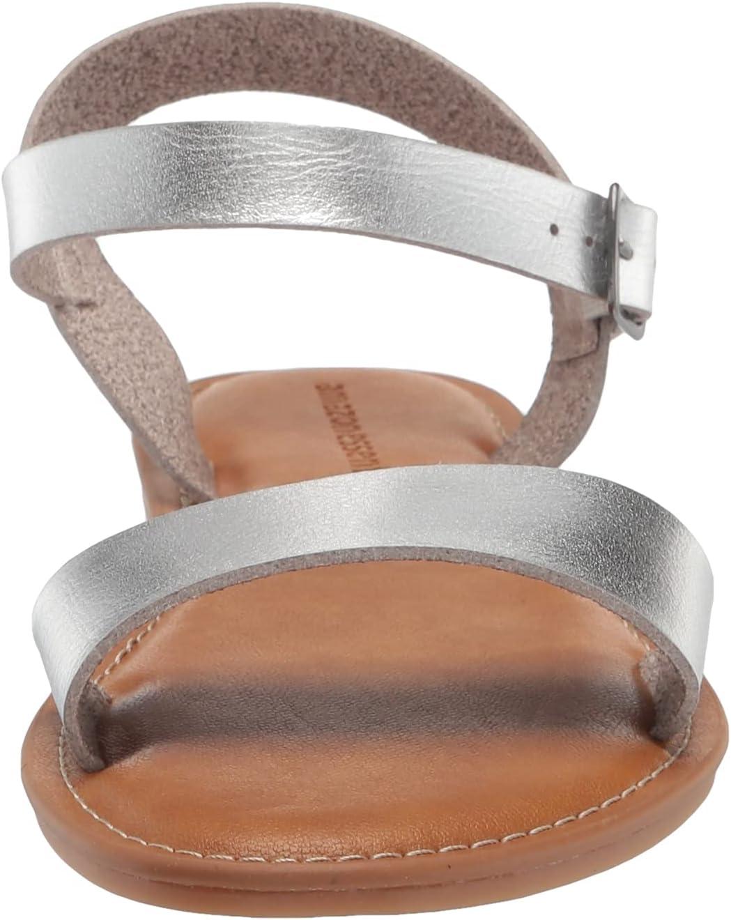 image:imageAmazon Essentials Femme Sandales Double Bride avec BouclesArgent