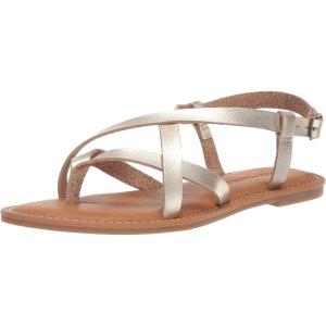 Amazon Essentials Femme Sandales à Lanières Décontractées(Or)
