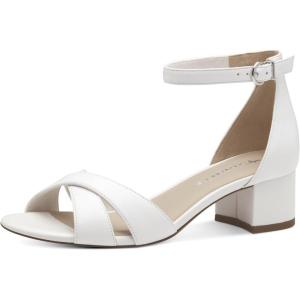 Tamaris Sandale à Talon 1-28226-42 ajustée Taille: EU(Blanc Mat)