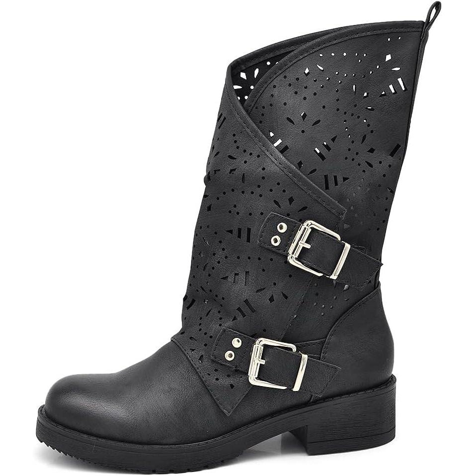 image:imageIF Fashion 337 Bottes pour femme boucles688 66 Noir