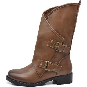 IF Fashion 337 Bottes pour femme à boucles(Yy 58 Camel)