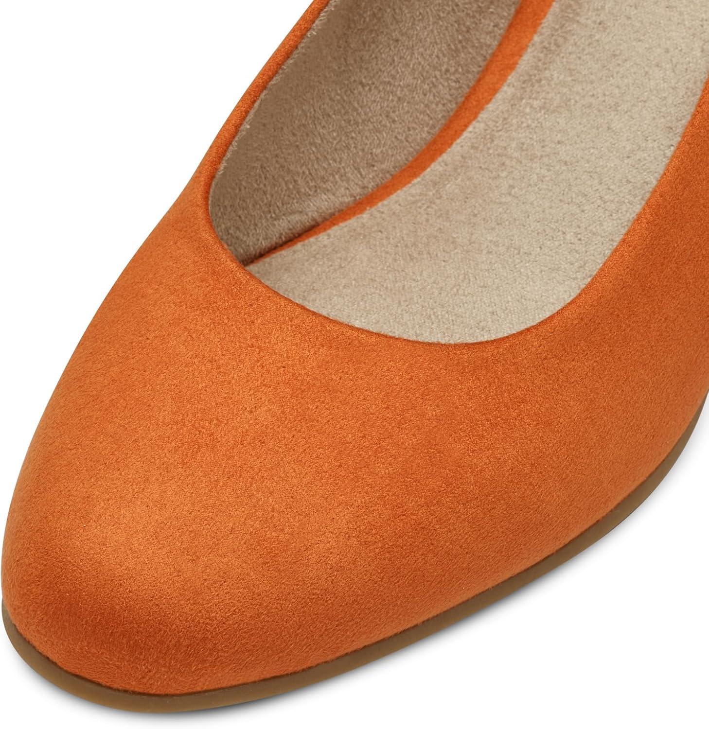 image:imageJana Escarpins pour Femmes avec lanire rglable VeganOrange