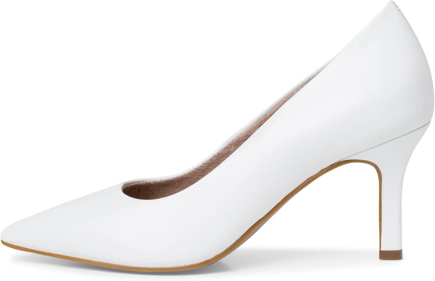 image:imageTamaris Femme Escarpins Dame Escarpins ClassiquesTOUCHitCuir Blanc