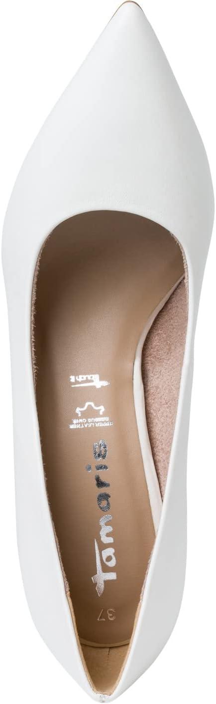 image:imageTamaris Femme Escarpins Dame Escarpins ClassiquesTOUCHitCuir Blanc