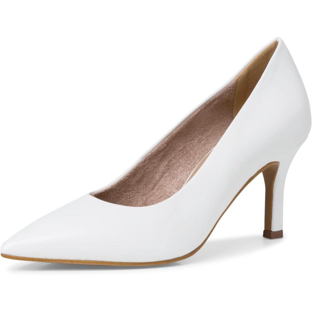 image:imageTamaris Femme Escarpins Dame Escarpins ClassiquesTOUCHitCuir Blanc