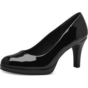Tamaris Femme Escarpins, Dame Escarpins Classiques,TOUCHit(Cuir Verni Noir)