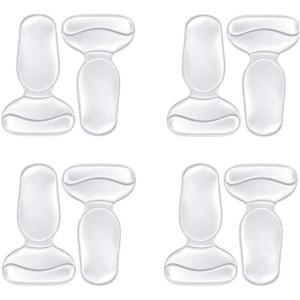 URAQT Demi Semelles Coussinet, Semelles Coussinet Plantaires, demi semelle silicone avant pied pour Les Femmes Porter Les Chaussures à Talons Hauts(4pairs)