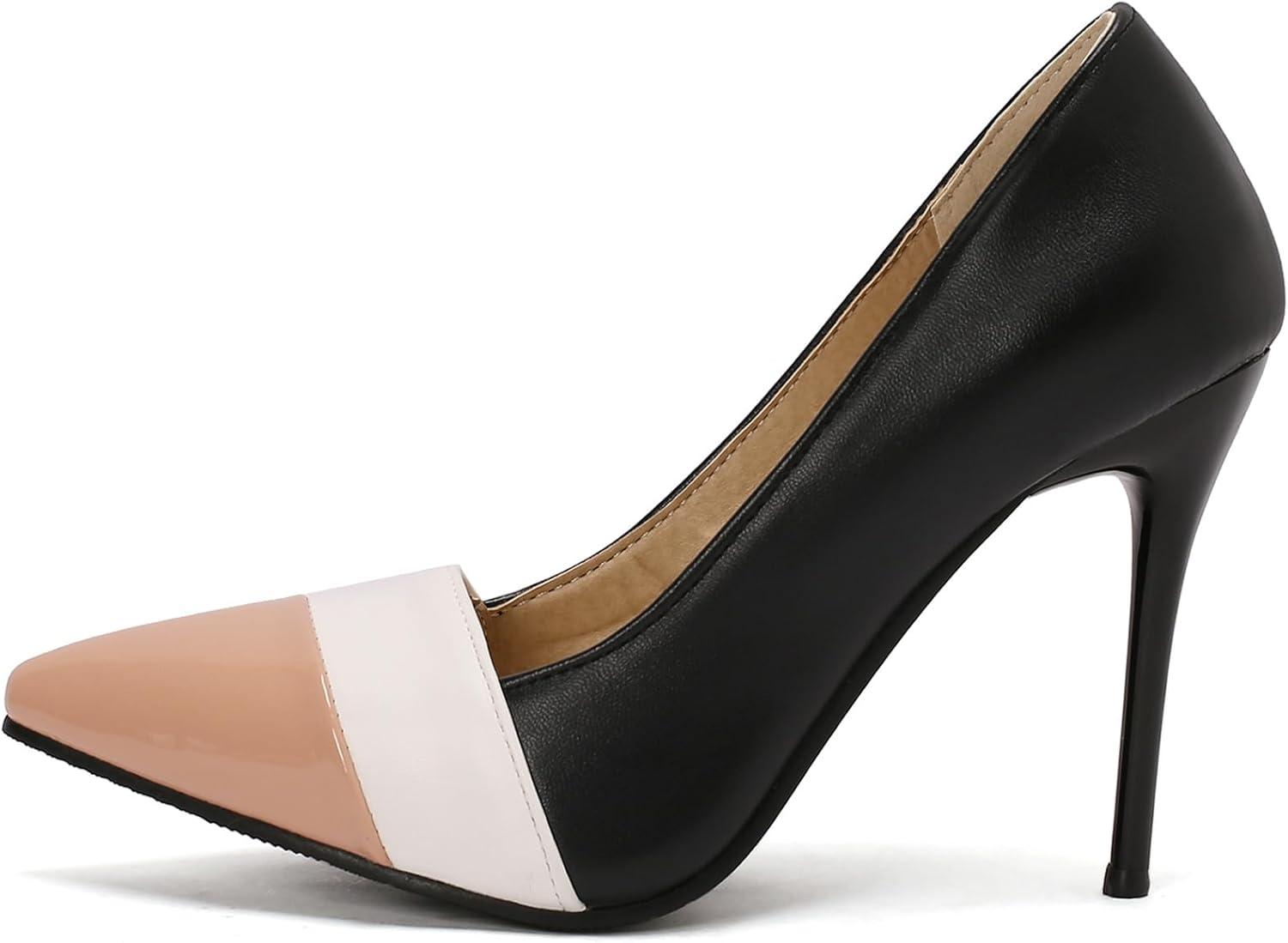 image:imageEscarpins enfiler pour femme avec bout pointu et talons aiguillesRose