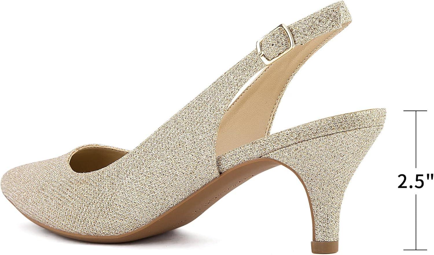 image:imageGreatonu Chaussures Talons Noir Mode Casual BriseLames FemmesPaillettes D Or