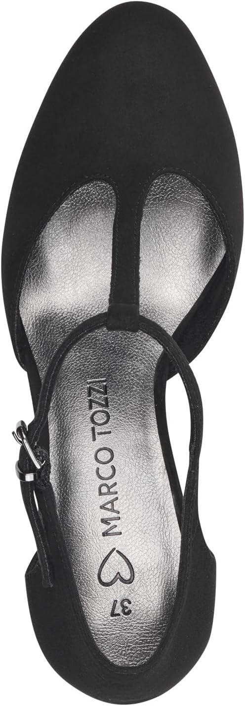 image:imageMARCO TOZZI Escarpins Brides Femme Vgans Talon ConiqueNoir