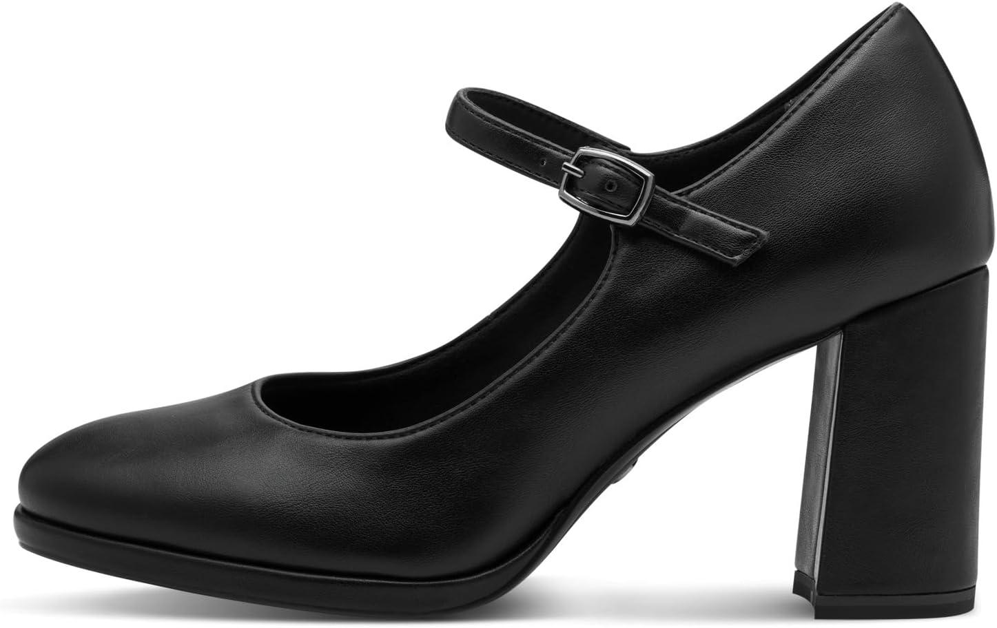 image:imageTamaris Damen Pump with Strap 12246245 EscarpinsFemmeNoir Mat