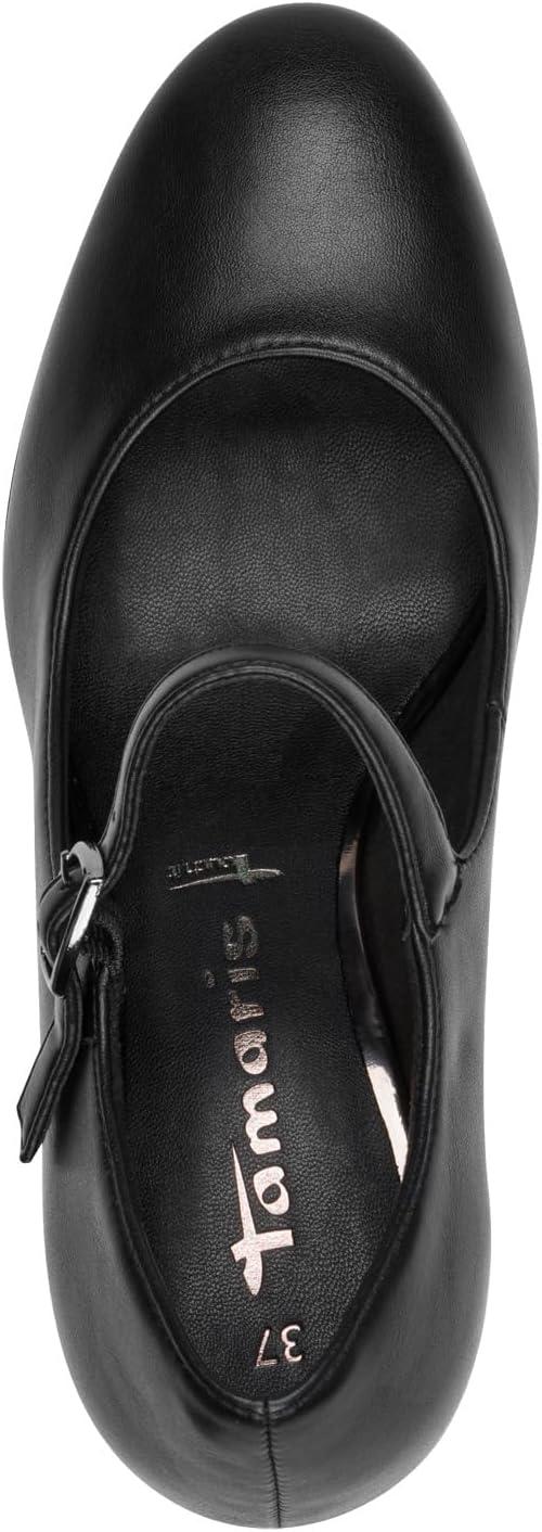 image:imageTamaris Damen Pump with Strap 12246245 EscarpinsFemmeNoir Mat
