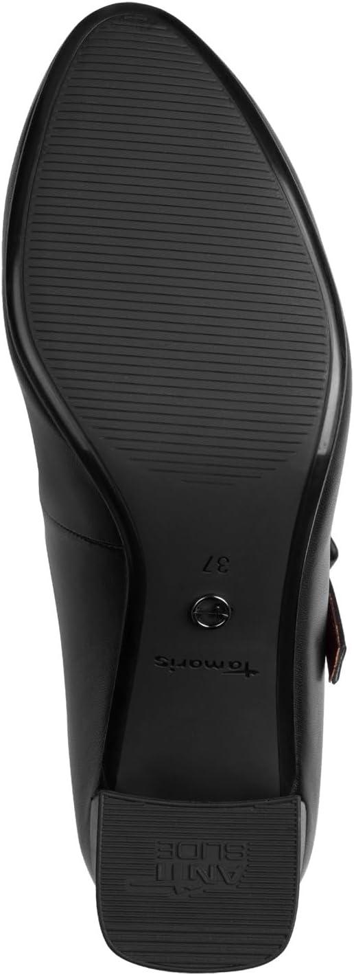 image:imageTamaris Femme Damen Pump with Strap 12246045 EscarpinsCuir Noir