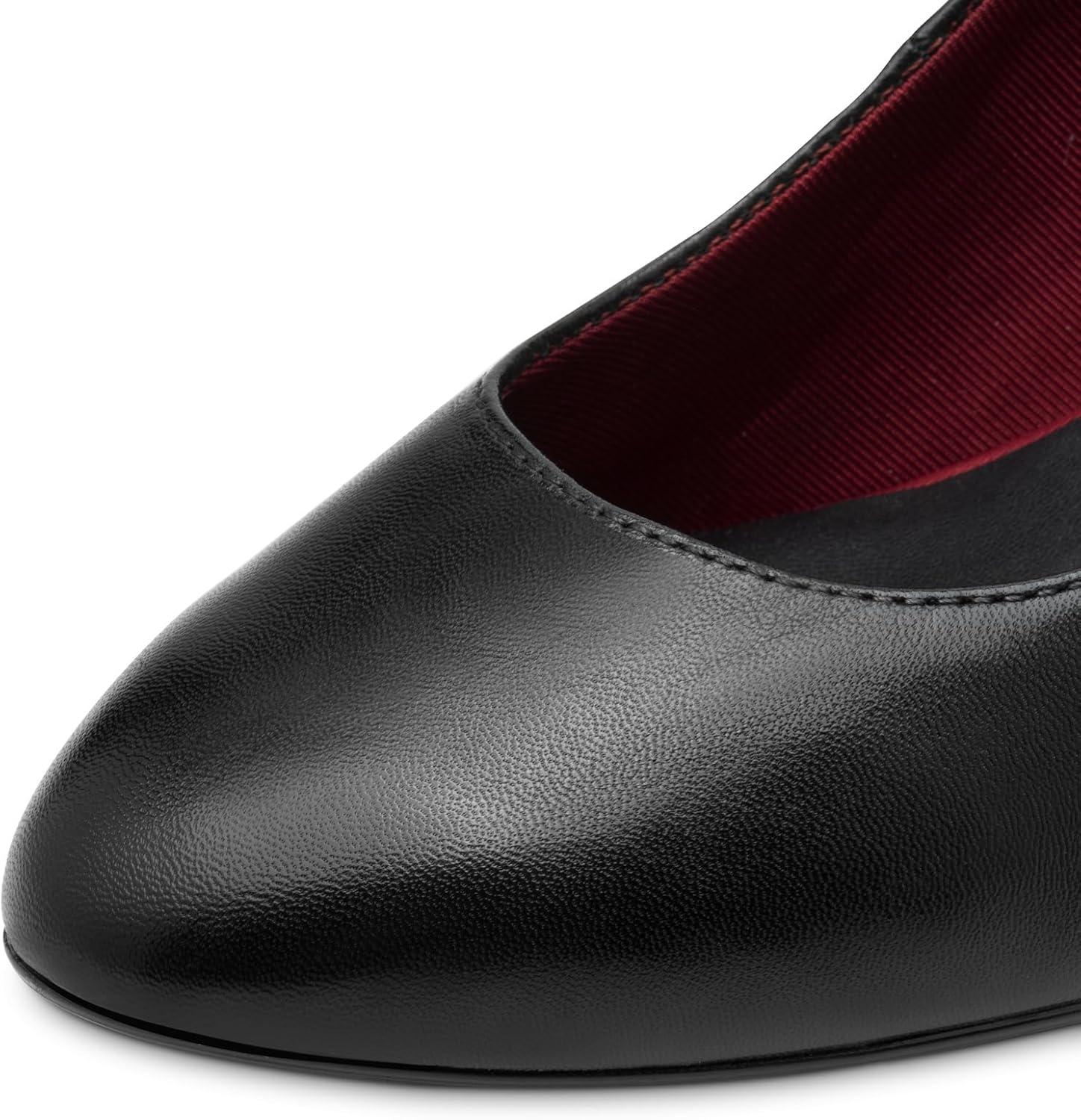 image:imageTamaris Femme Damen Pump with Strap 12246045 EscarpinsCuir Noir